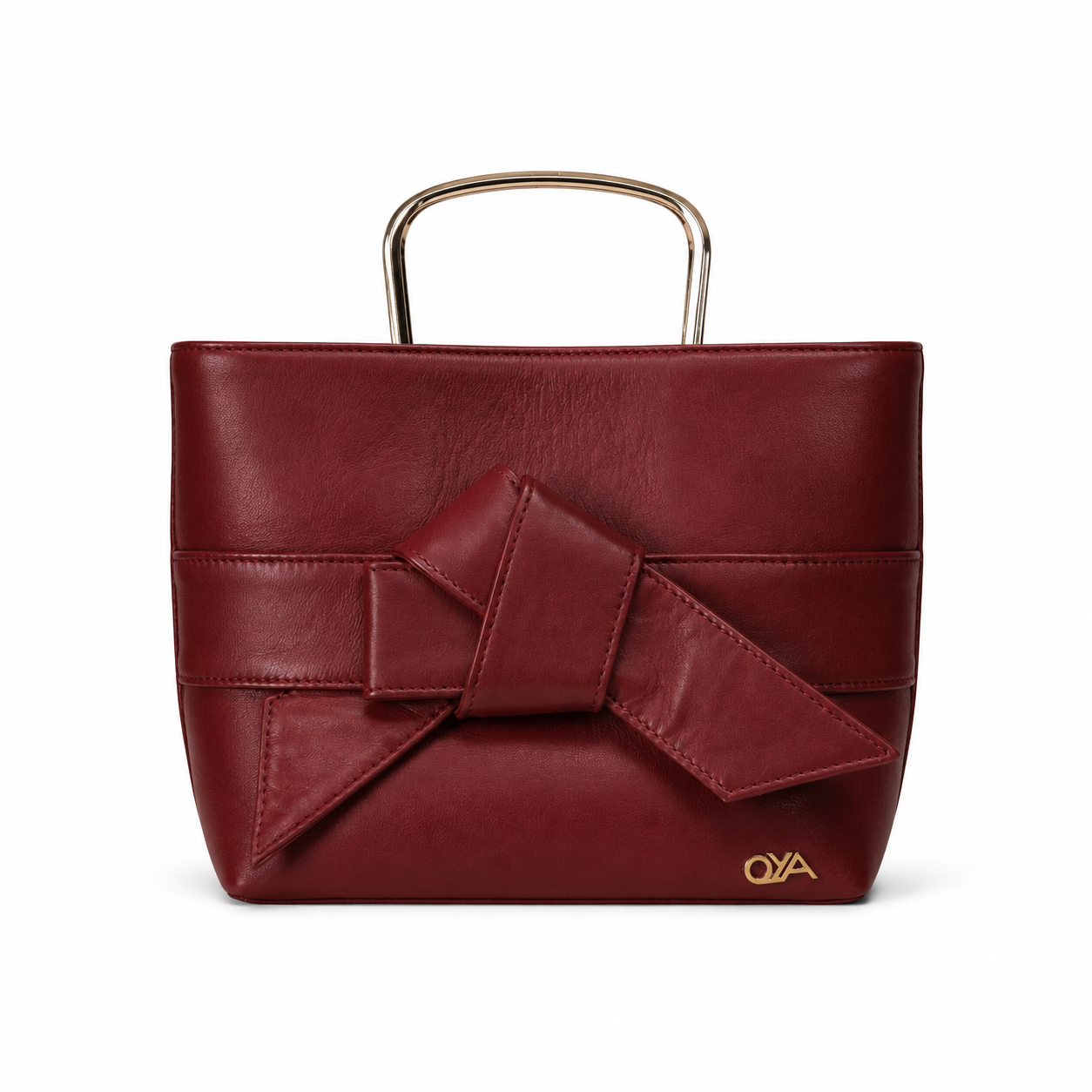 Bow Bag - Maroon
